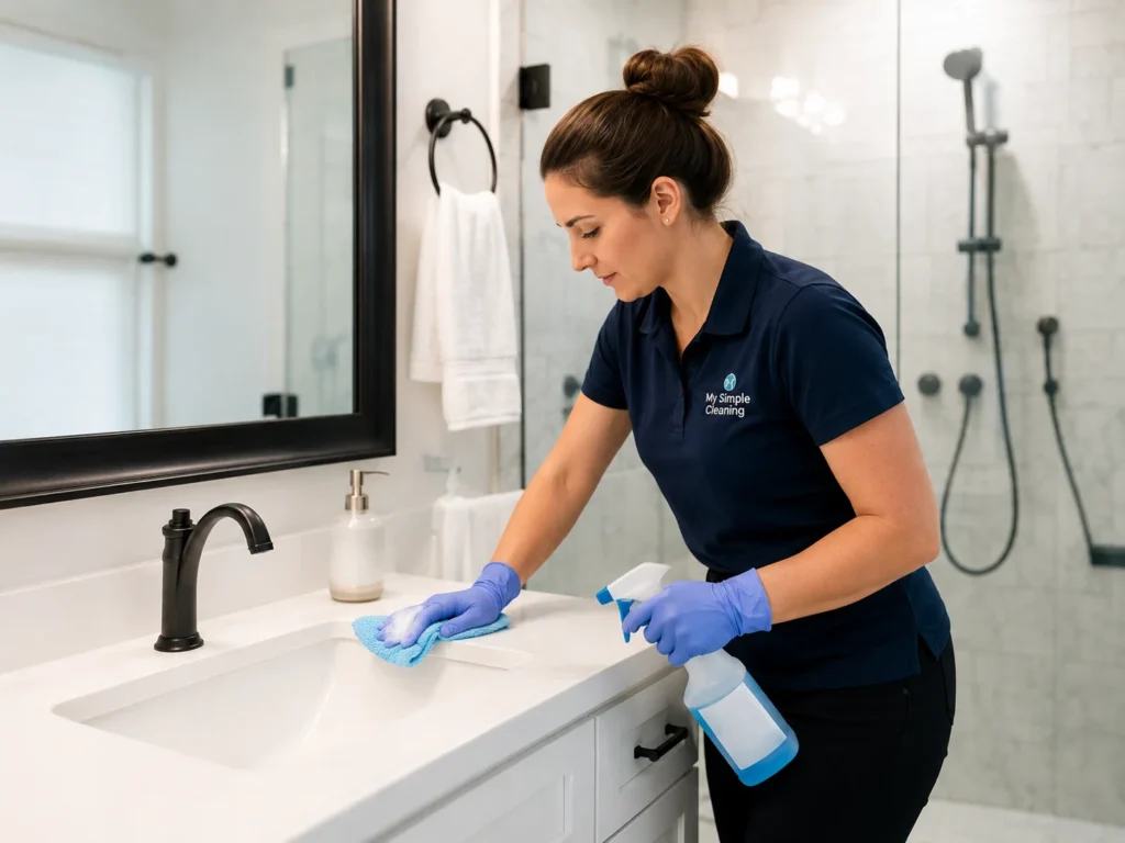 Bathroom deep cleaning service in Lakewood Ohio